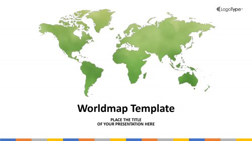 Global Business Map PowerPoint Template