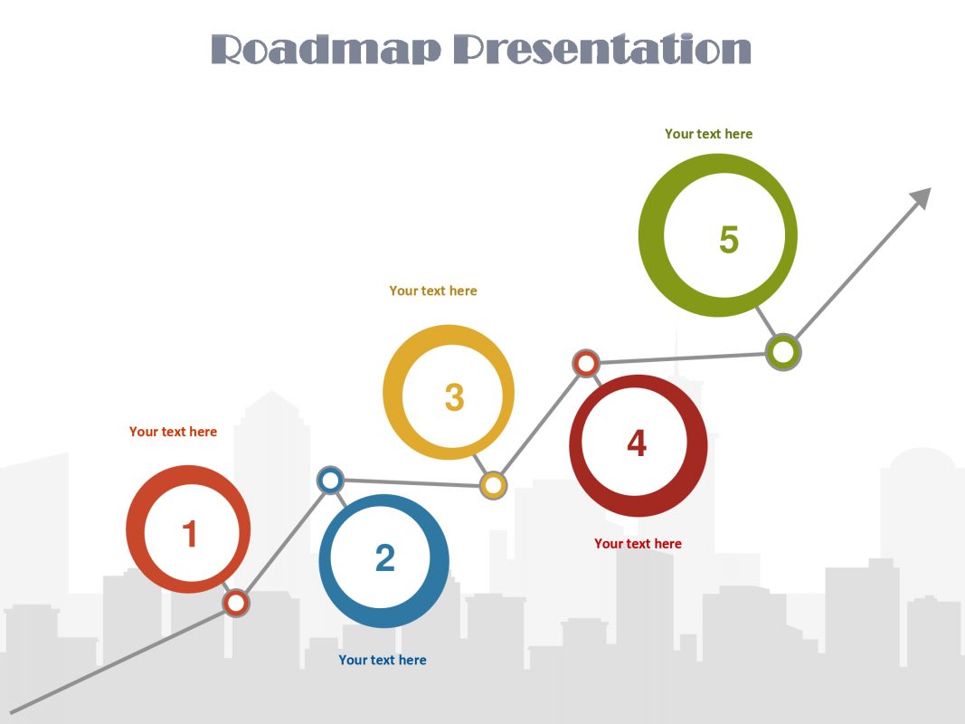 free roadmap powerpoint template