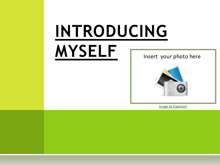 how to make presentation on yourself