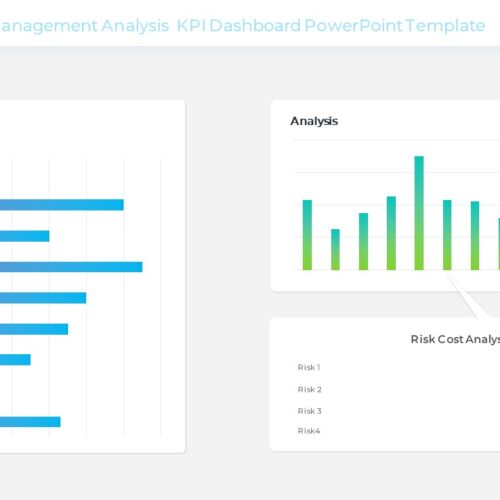 Risk Management KPI Dashboard PowerPoint Template