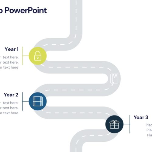 3 Year Roadmap PowerPoint Template