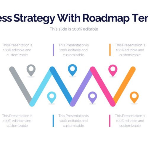 Business Strategy With Roadmap Template
