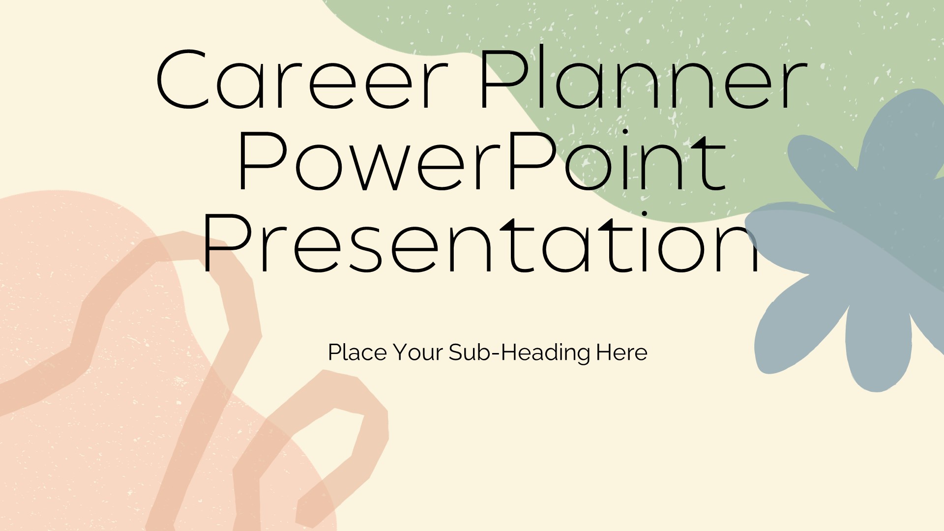 Career Planner PowerPoint Presentation