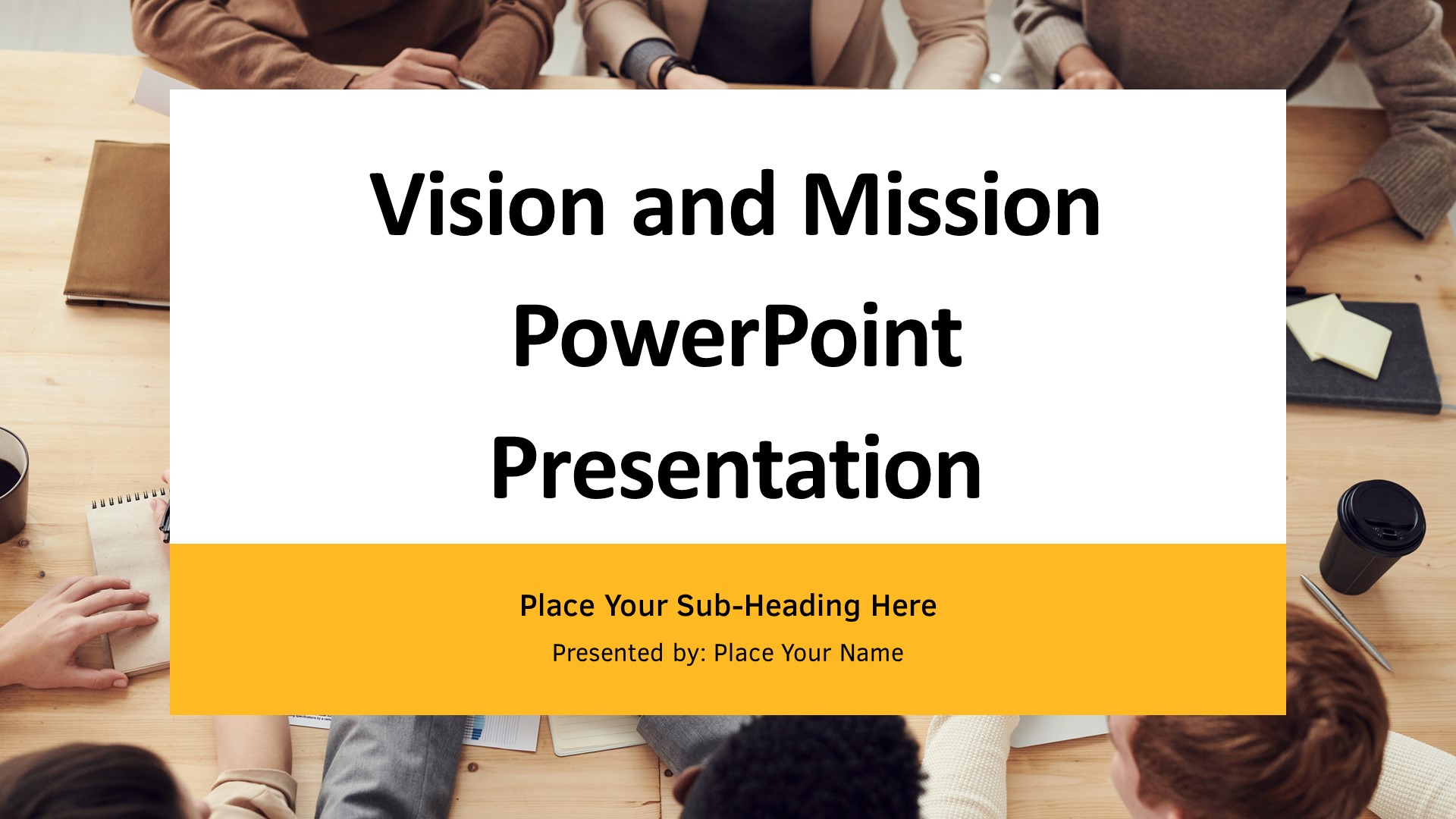 Vision and Mission PowerPoint Presentation