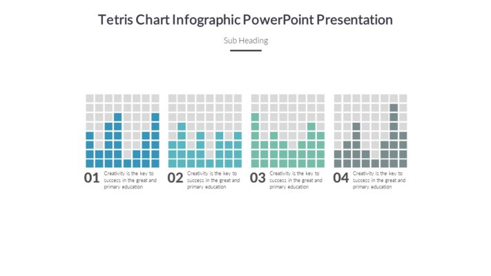 Tetris Chart Infographic PowerPoint Presentation: 100% Editable PPTx