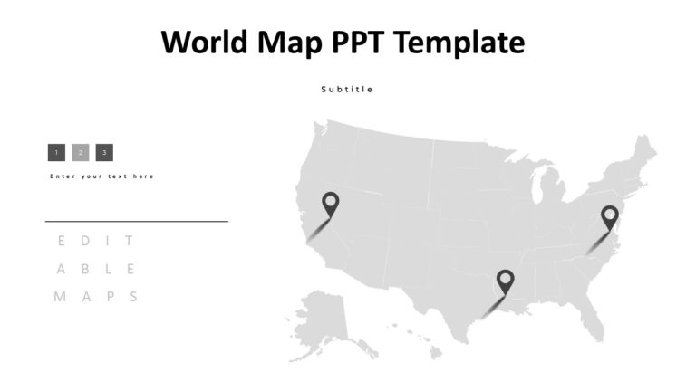 World Map PPT Template Slidevilla World Map PPT Template 1 768x432 