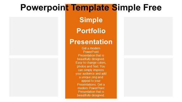 Powerpoint Template Simple Free Slidevilla