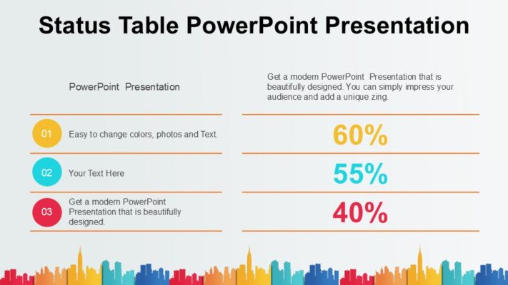 Status Table Powerpoint Presentation Slidevilla