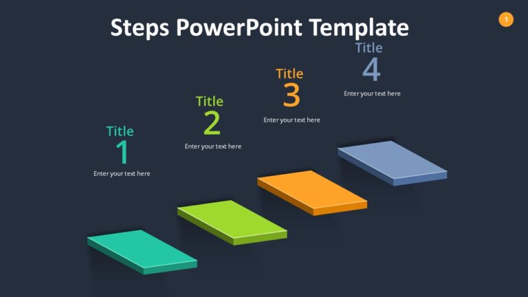 Steps PowerPoint Template - Slidevilla