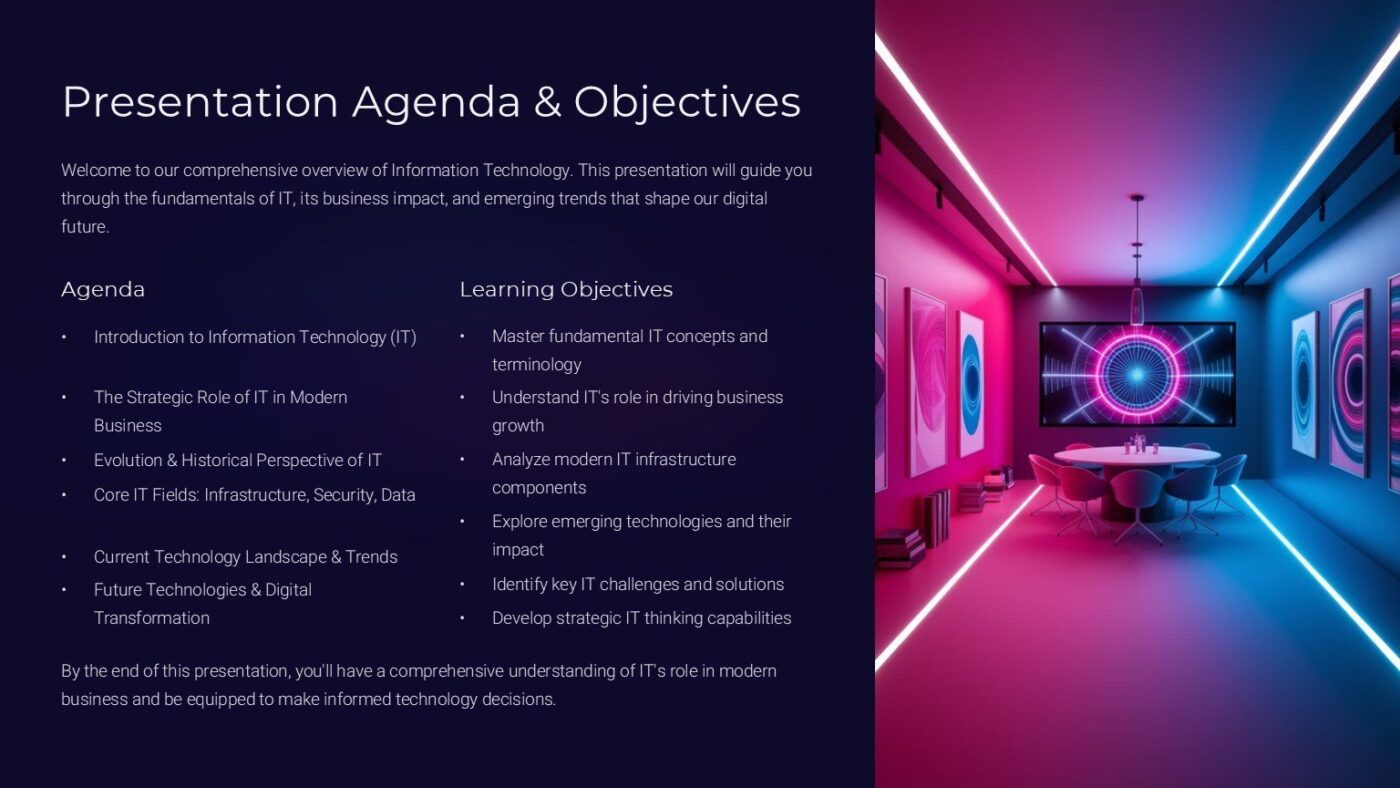 Information Technology PowerPoint Template - Slidevilla