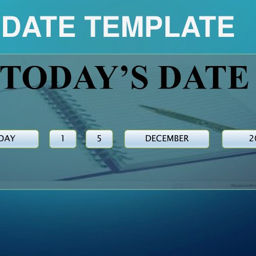 Date powerpoint template