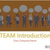 Team Introduction Workforce and Responsibilities PowerPoint template