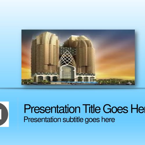 Personal slide deck PowerPoint template