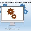 Modern Flat Gears PowerPoint Template