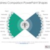 Business Comparison Powerpoint Shapes