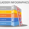 Ladder Infographic template