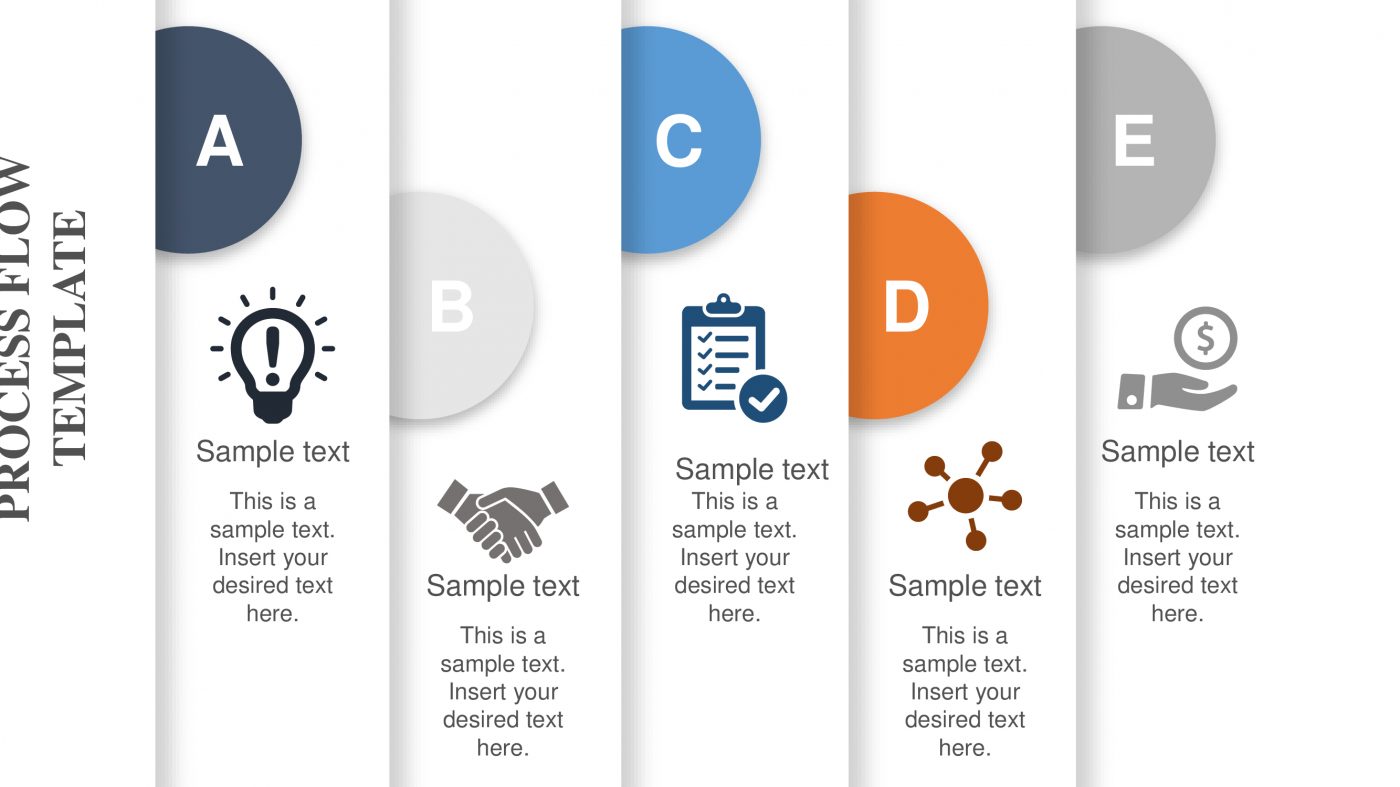 5 Step Process Flow Template Slidevilla