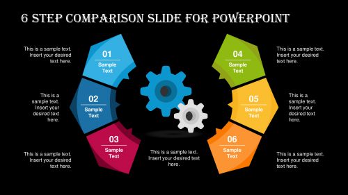 6 Step Comparison-diagram-for-powerpoint