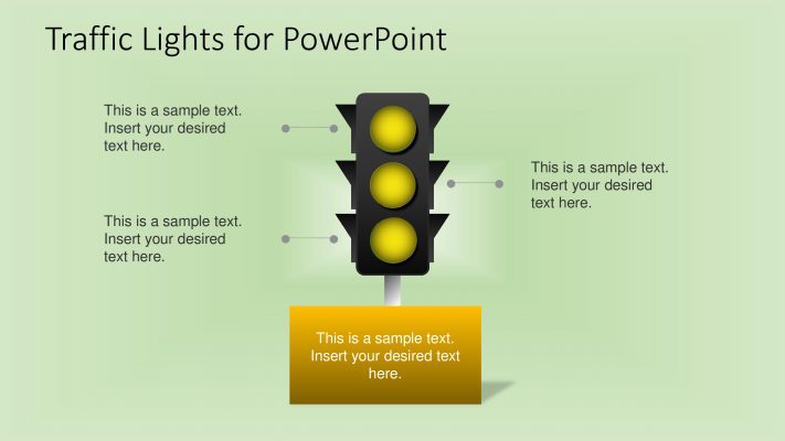 Traffic Lights template: 100% Editable PPTx