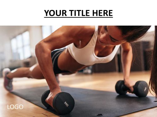 Free gym template slide