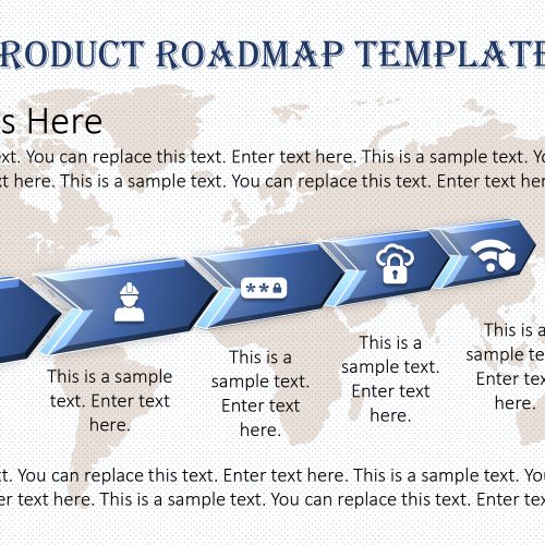 Roadmap powerpoint free slide