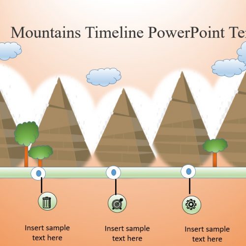 Mountains Timeline PowerPoint Template