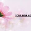 Free flower template ppt