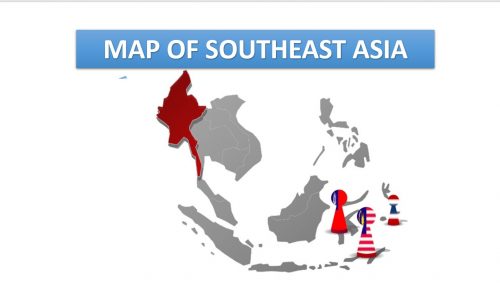 Free South East Asia Map Template