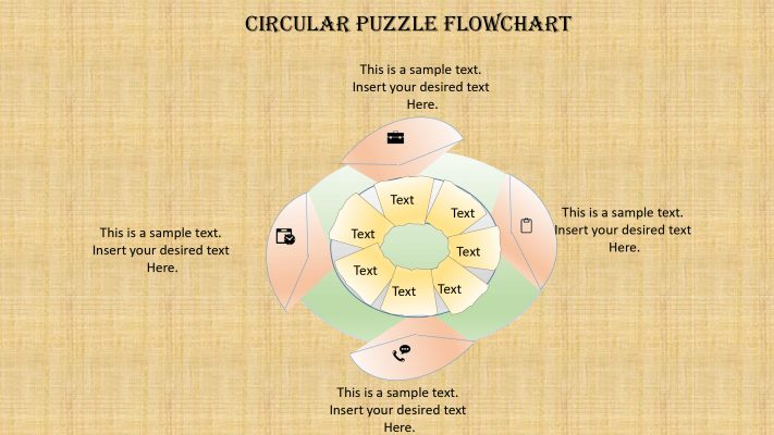 Circular flowchart Template Slide - Slidevilla