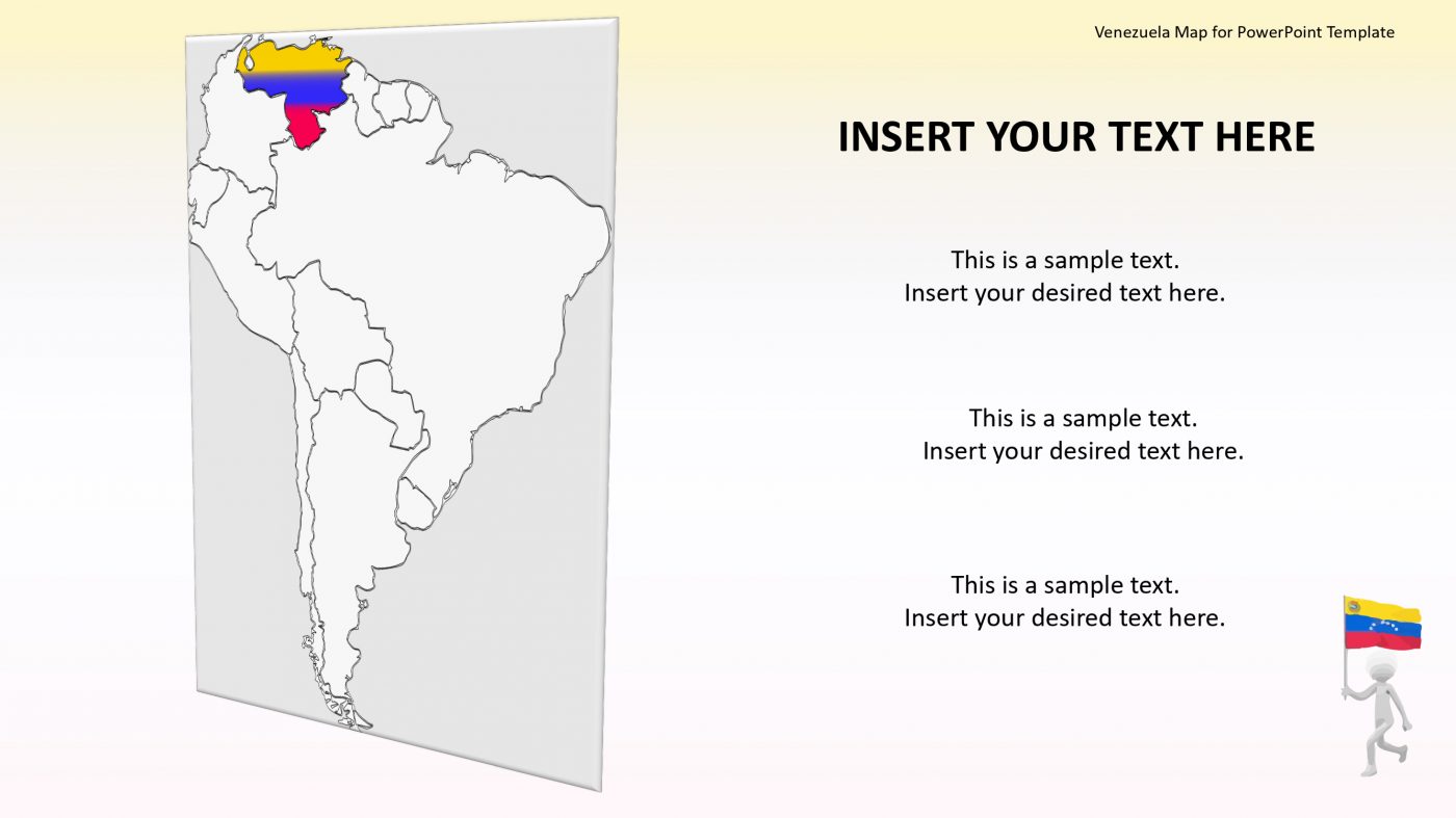 Venezuela Map For PowerPoint Template - Slidevilla