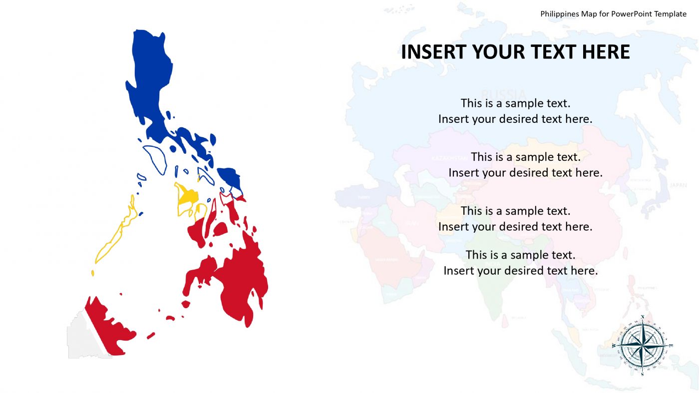 Philippines Map for PowerPoint Template Slidevilla