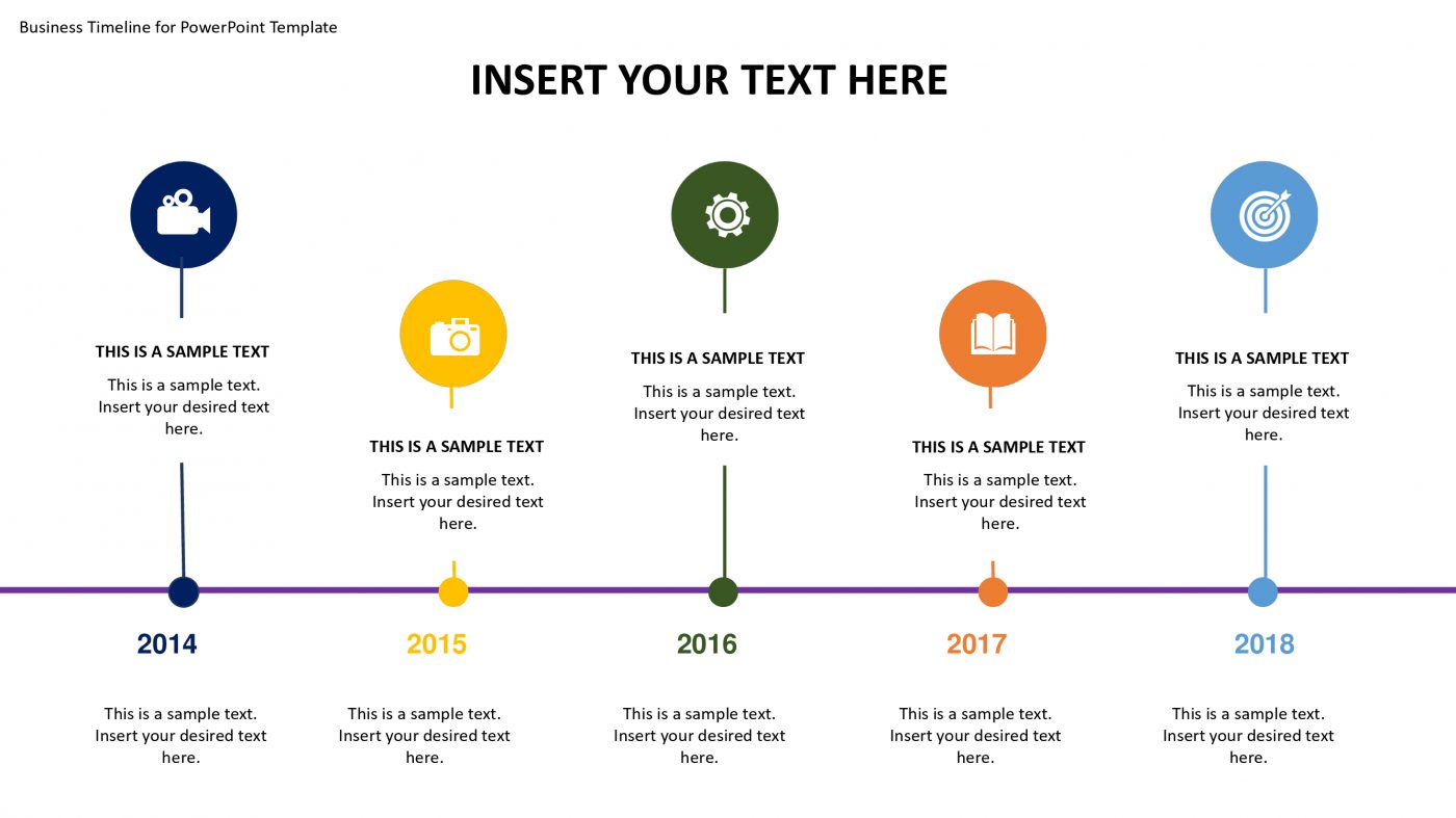 Business Timeline For PowerPoint Template Slidevilla