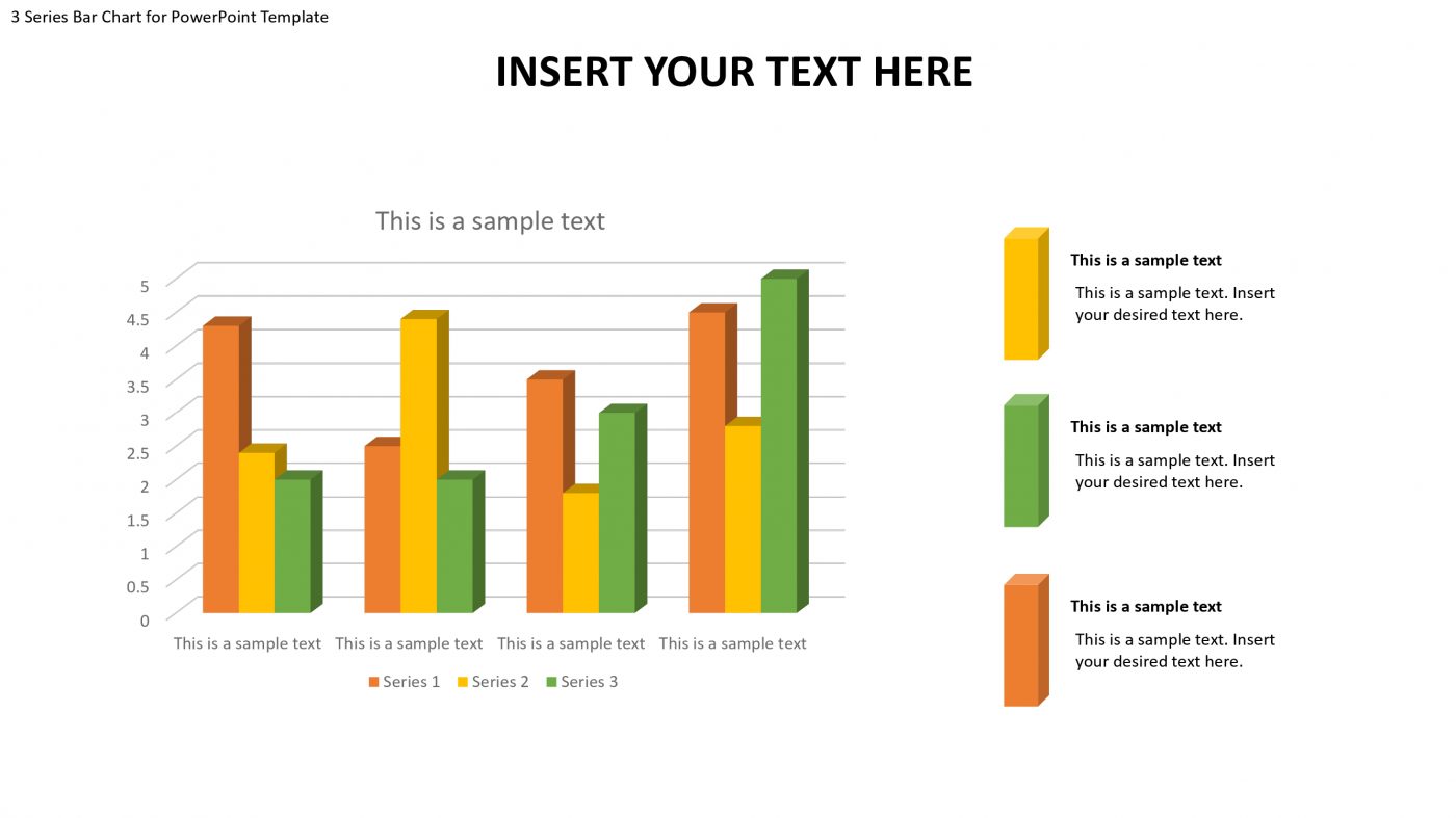 3 Series Bar Chart for PowerPoint Template - Slidevilla