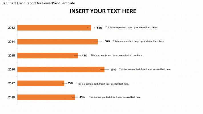 Bar Chart Error Report for PowerPoint Template - Slidevilla