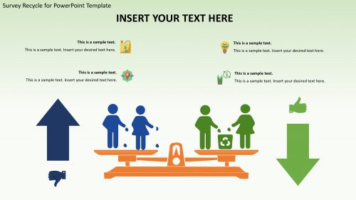Survey Recycle for PowerPoint Template