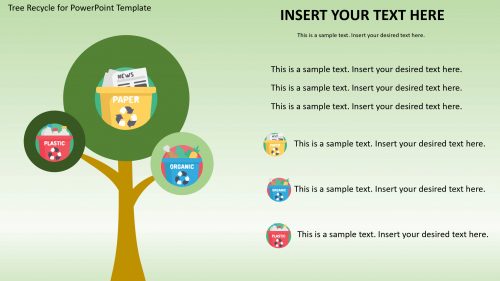 Tree Recycle for PowerPoint Template