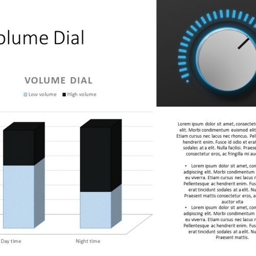 Volume Dial PowerPoint Template