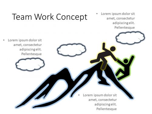 Team Work Concept PowerPoint Template