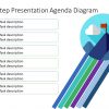 6 Step Presentation Agenda Diagram for PowerPoint