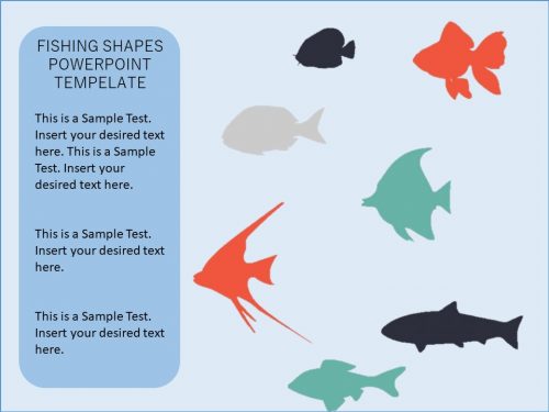Fishing Shapes PowerPoint Templates