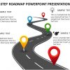 Multi-step Roadmap Journey Concept for PowerPoint
