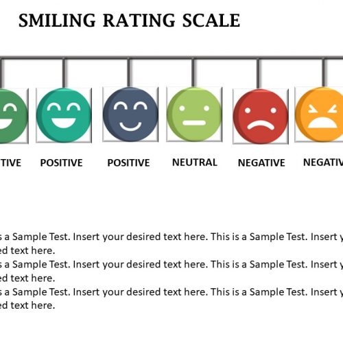 Smile Rating Scale PowerPoint Template