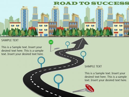 Roadmap To Success Powerpoint Slides