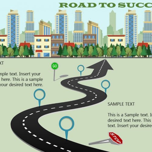 Roadmap To Success Powerpoint Slides