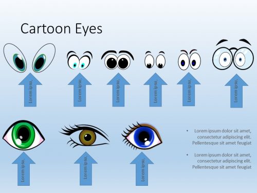 Cartoon Eyes PowerPoint Template