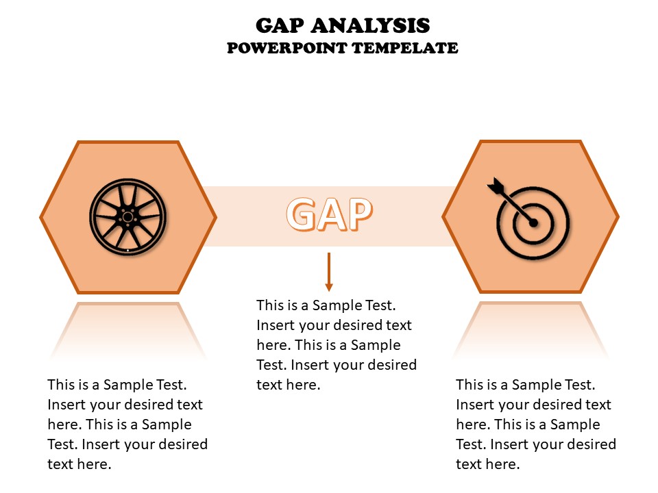 Gap Analysis Diagram For Powerpoint Slide Slidevilla