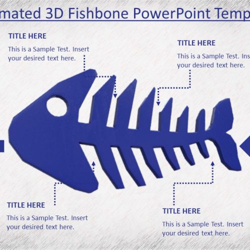 Animated 3D Fishbone PowerPoint Template