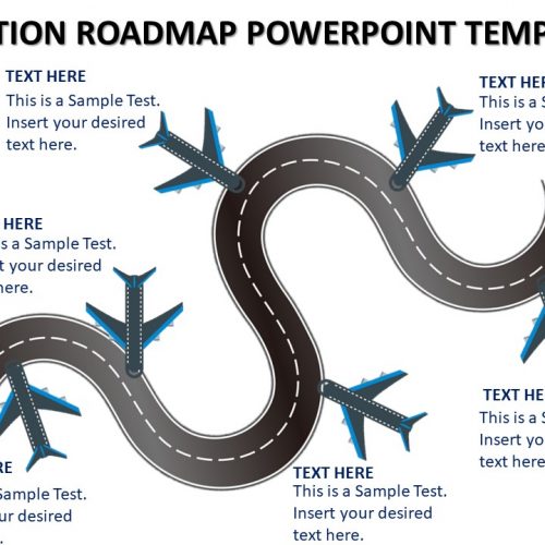 Aviation Roadmap PowerPoint Template