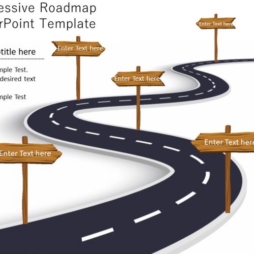 Progressive Roadmap PowerPoint Template