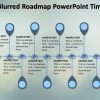 Flat Blurred Roadmap PowerPoint Timeline